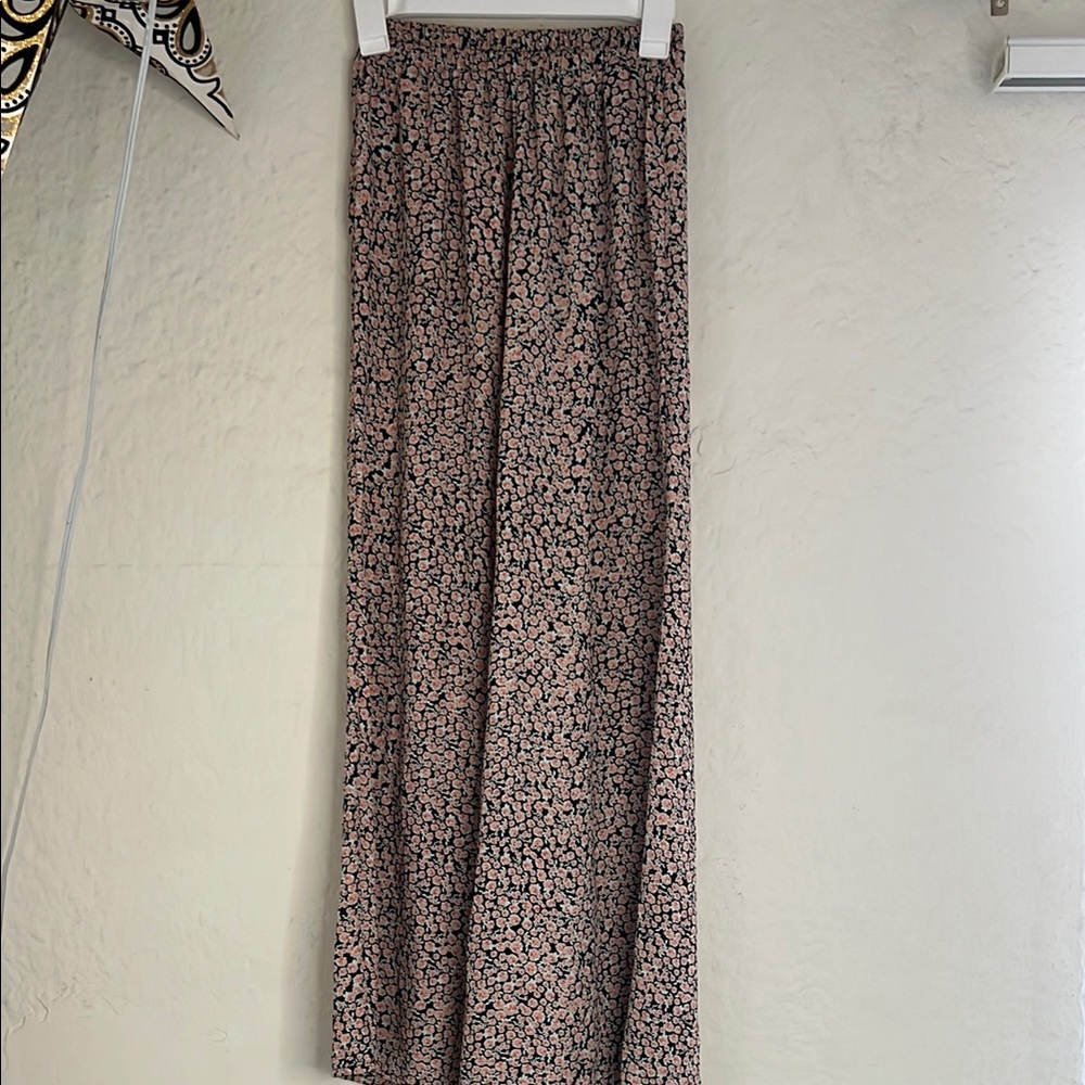 Floral Print wide leg pants